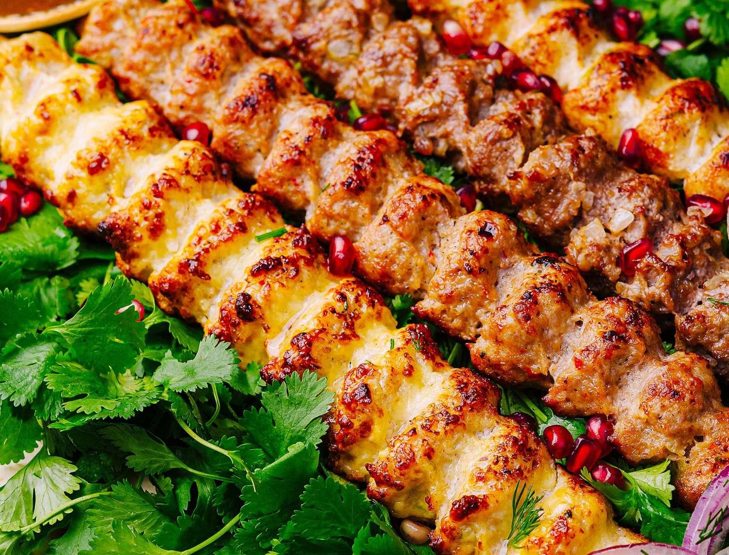 Colbeh kebabs